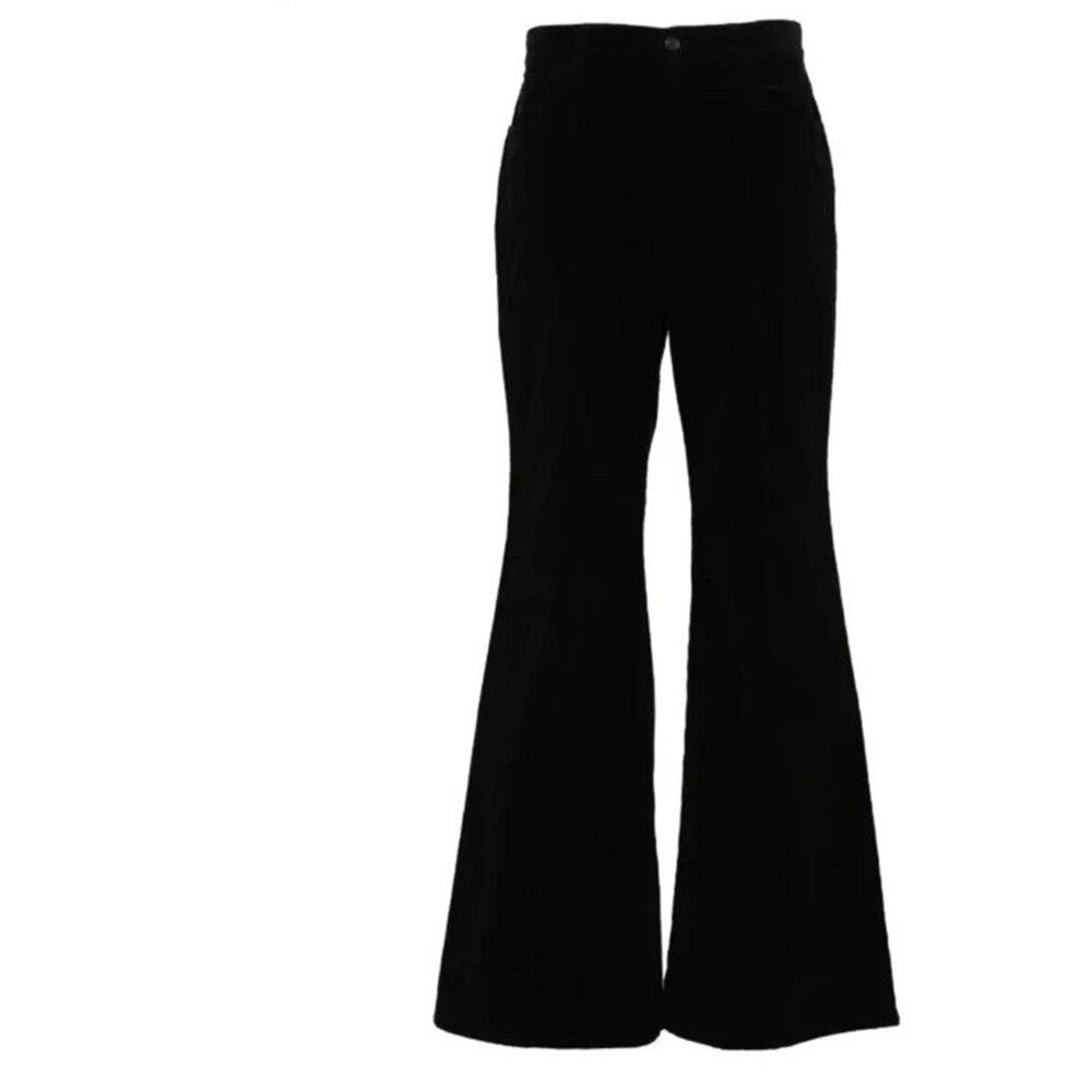 Ralph Lauren Black Label Jeans Women’s 16 Hi Rise Flared Bootcut BLK Denim Retro